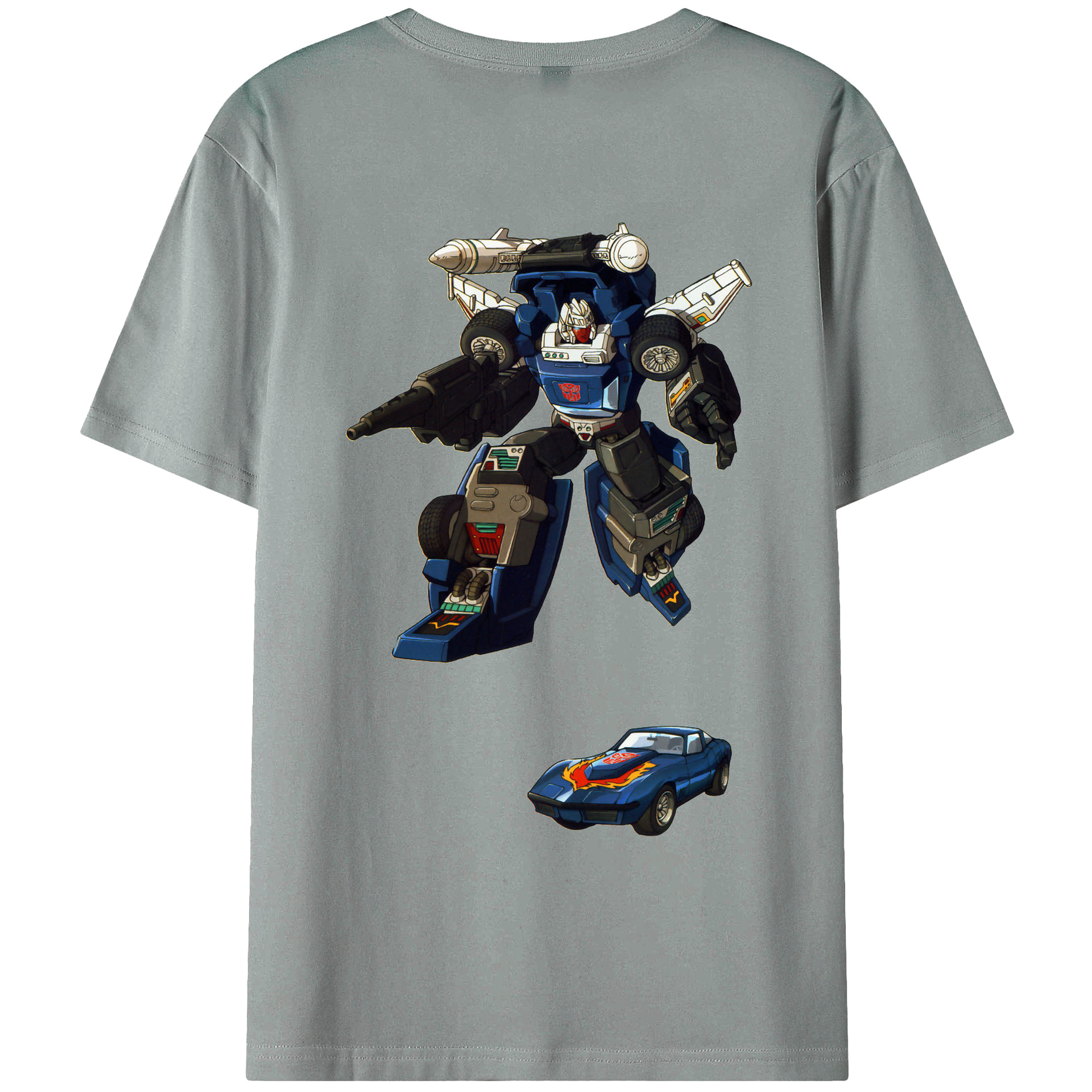 （画像用）  綿100％ メンズ半袖Tシャツ（バックプリント） 通気性